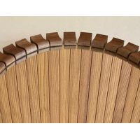 Teakhouten jaren 60 spiegel